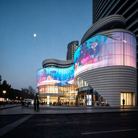 Pantalla LED Transparente y Flexible para Publicidad con Adhesivo