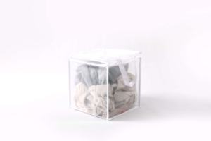 Meilleures ventes Panier à linge moderne en tissu pliable rectangulaire avec poignées pour le rangement des vêtements - Product Image 2