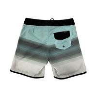 Short de course athlétique de gymnastique à rayures pour hommes Style décontracté Planche courte scollop pour maillot de bain de surf de plage Maillot de bain