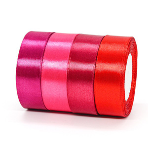 FangZhi Satin Ribbon 2.5cm Wide 10m Long Solid Color Wedding Gift Wrapping Ribbon - Product Image 5