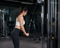 Accessoire universel réglable pour crossover, câble en acier inoxydable enduit de TPU durable pour lat pulldown et entraînement à domicile
