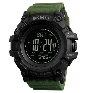 Skmei 1358 Waterproof <span class=keywords><strong>Pedometer</strong></span> Kỹ Thuật Số Xem Chất Lượng Cao Nhiệt Kế Mens La Bàn Đồng Hồ Đeo Tay Sản Xuất Tại Trung Quốc - Product Image 1