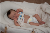 Poupée Reborn Loulou de 19 pouces, poupée réaliste en silicone, nouveau-né simulé, garçon ou fille au choix, jouet de collection pour enfants, cadeau