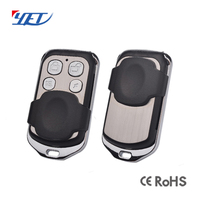 Télécommande sans fil RF 433 MHz, code d'apprentissage universel, 4 boutons, émetteur pour porte de garage