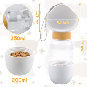 सुविधाजनक पर्यावरण के अनुकूल कुत्ते पानी की बोतल और भोजन कंटेनर लीक-प्रूफ पिल्ला पानी की बोतल और भोजन कंटेनर लीक-प्रूफ पिल्ला पानी - Product Image 5