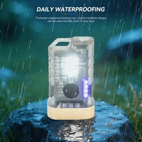 Mini linterna para llavero EDC, fuente de luz LED de 4 LED, recargable por USB-C, resistente al agua, portátil, linterna táctica de bolsillo, para acampar y emergencias
