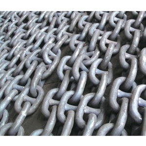 Cadena de anclaje de arrastre de acero galvanizado en caliente soldada para amarre marino, tipo Stud Link - Product Image 5