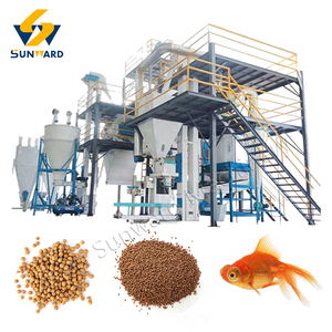 Machine d'extrudeuse de granulés d'aliments pour poissons flottants et coulants soufflés à double vis clé en main Ligne de production automatique d'aliments pour poissons - Product Image 2