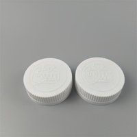 Capuchon de bouteille en plastique OEM 38 mm 45 mm à vis de sécurité CRC, capuchon cosmétique nervuré blanc à l'épreuve des enfants pour flacon de médicament