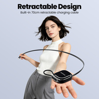 Cable USB C Retráctil de Alta Potencia Toocki 100W PD, Cable de Carga Tipo C a Tipo C Compacto con Enrollador para Laptop, Notebook y Teléfono
