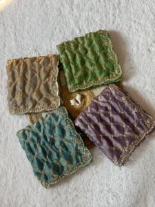 Sari Dhwaja de Lujo, Glamuroso y de Moda, con Cuentas Originales, Tela de Seda, 5.50 Metros de Largo, Estilo Tradicional - Product Image 6