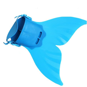Aletas de Sirena F-106 de Silicona Antideslizantes para Entrenamiento de Natación para Niños Menores de 12 Años, Rigidez Media, Material PPTPE - Product Image 5