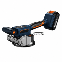 Vibrateur de carrelage sans fil professionnel 20V à moteur sans balais, ventouse de 123 mm, 12 vitesses, machine de pose et de nivellement de carrelage portative