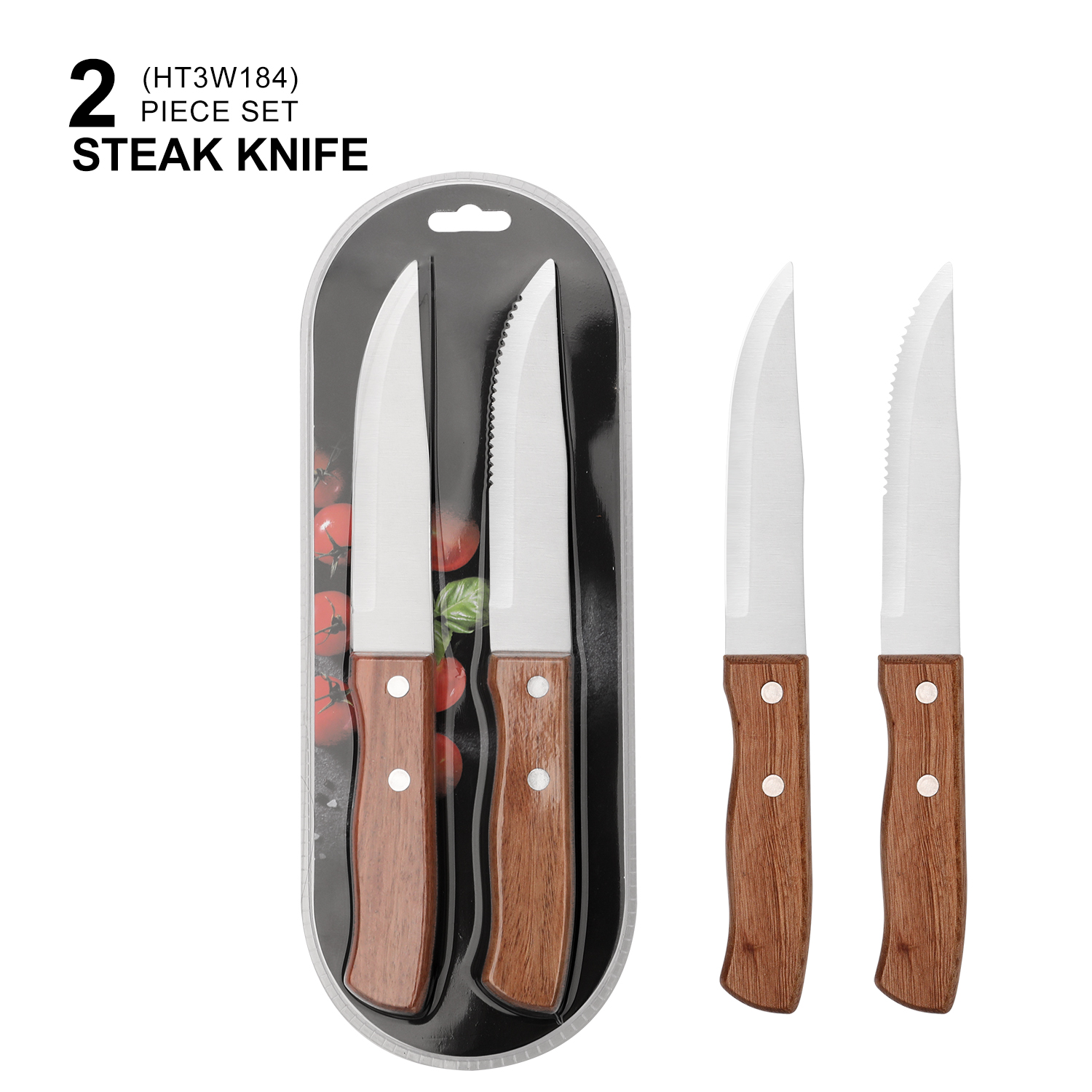 Ensemble de 2 couteaux à steak