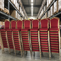 Chaises de salle à manger de luxe empilables en gros pour hôtels, banquets de mariage, réunions VIP, restaurants, événements, réceptions et location