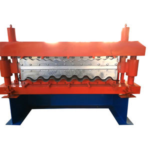 더블 레이어 롤 성형 기계 rollformers 금속 루핑 골판지 강판 벽 패널 타일 만드는 기계 - Product Image 1