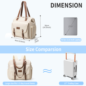 Mochila de pañales de suministro de fábrica BSCI, elegante bolsa de pañales para bebé, bolsa impermeable para mamá, bolsas de viaje para bebé para el cuidado del bebé - Product Image 2