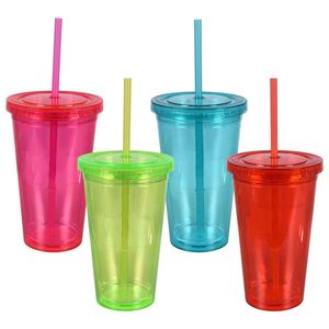 Vaso de Viaje Simple con Pajita para Café, Vaso de Agua Personalizado para Regalo Empresarial - Product Image 1