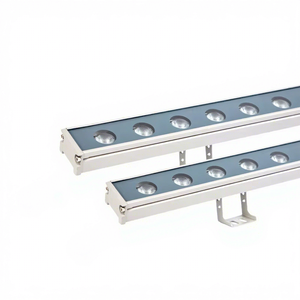 Projecteur mural LED RGB 18W 36W, corps en aluminium, DMX512, pour décoration extérieure, blanc chaud 3500K, IP67, 24V, pour bâtiment, garantie 5 ans - Product Image 1