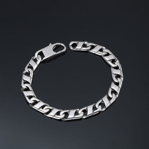 Pulsera de Acero de Titanio para Hombre, Cadena Gruesa, Estilo Punk Rock, Joyería para Uso Diario CE005005-1 - Product Image 2