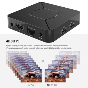Directo de fábrica 4K 60FPS HDR Q5 <span class=keywords><strong>TV</strong></span> Set-top Box 2G + 8G Dual WiFi + <span class=keywords><strong>Bluetooth</strong></span> Control remoto por voz Reproductor HD - Product Image 4
