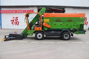 Máquina multifuncional todo en uno para granja lechera, Colector de alimento sobrante de 5-20m ³ Para canal de alimentación