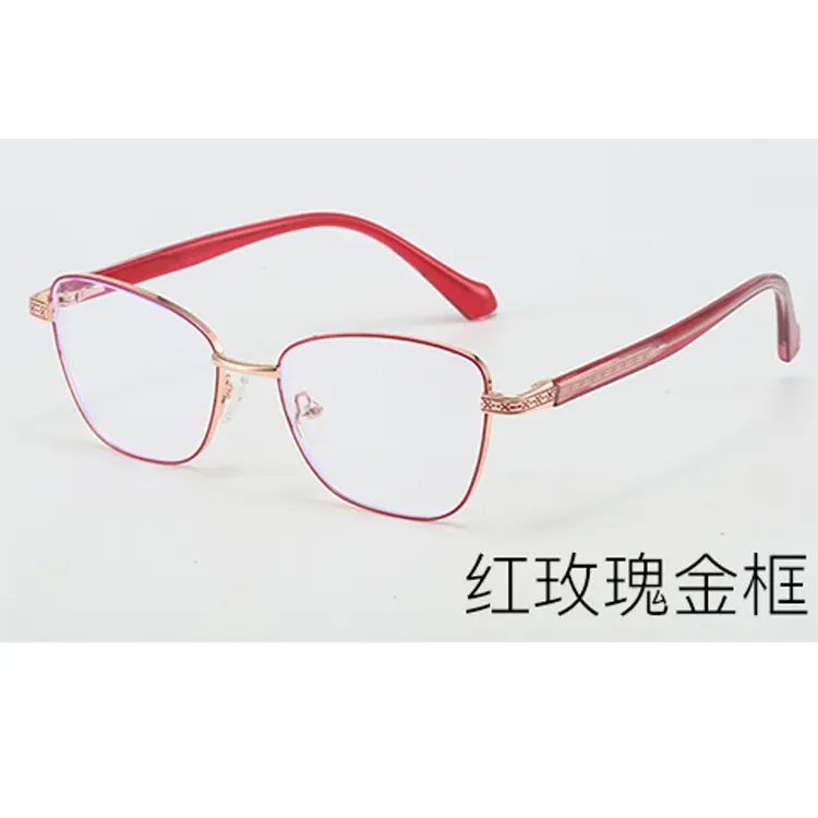 2024ins Anti blue light Hot Selling Men Simple Designer Male Frame Metal Classic Optical Glasses Eyewear