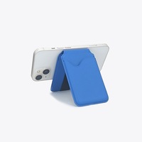 Étui à rabat élastique avec support magnétique puissant et porte-cartes gaufré pour téléphone portable