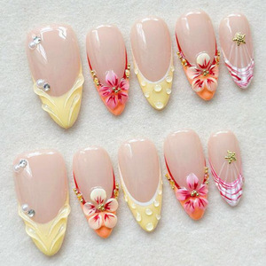 <span class=keywords><strong>Uñas</strong></span> postizas francesas ABS al por mayor, diseño <span class=keywords><strong>de</strong></span> almendra, 30 piezas, color rosa nude, <span class=keywords><strong>para</strong></span> arte <span class=keywords><strong>de</strong></span> <span class=keywords><strong>uñas</strong></span> 3D, estilo suave <span class=keywords><strong>de</strong></span> verano - Product Image 1