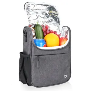 Rhino walk Insula ted Cooler Fahrrad lenker tasche Fahrrad isolierte Lebensmittel lieferung Kühler Lunch Bag mit Aluminium EPE Foam