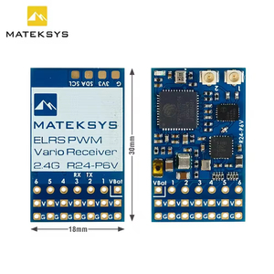 MATEKSYS R24-P6V EXPRESSLRS 2.4GHz PWM VARIO Receiver 22.5dbm 180MW Metal for Electric <b>RC</b> FPV <b>Drone</b> - Product Image 4