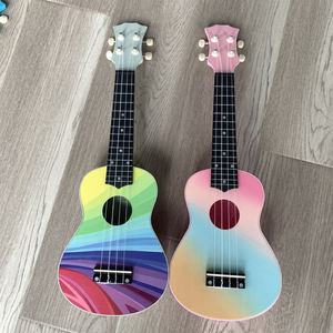 Chitarra per bambini 21 pollici Ukelele piccolo quattro corde colorato strumento per principianti - Product Image 4