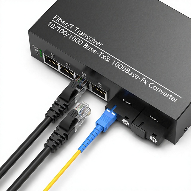 LIXINC OEM Fast Ethernet PoE Switch IP RJ45 SC Fiber Optic Dual Port Single Mode/Multimode 3km/20km 10/100/1000Mbps Industrial