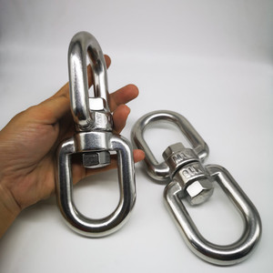 <span class=keywords><strong>Anneau</strong></span> pivotant à double œil en acier inoxydable de qualité 304 <span class=keywords><strong>M16</strong></span> avec finition polie pour applications de <span class=keywords><strong>levage</strong></span> - Marque Taiguanglong - Product Image 1