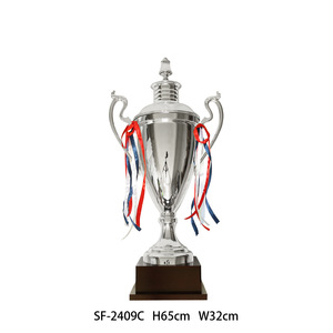 Meistverkaufte Versilberte Hochwertige Grand-Prize-Trophäe aus Vollmetall Langlebiger <span class=keywords><strong>Ehrenpreis</strong></span>-Pokal - Product Image 6