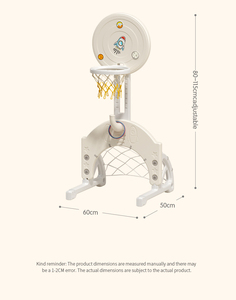 معدات ملعب داخلي للأطفال أرجوحة بلاستيكية ومجموعة منزلقة للعب مع حفرة كرة للاستخدام المنزلي أو المدرسة - Product Image 6