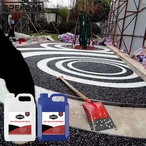 Made In China Low Price Pebble Stone Epoxy Resin for Floor Two Part Epoxy Resin Make Driveways
