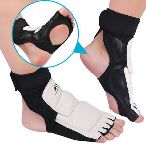 GINGPAI alta calidad WTF Taekwondo tobillo Protector ligero ecológico Competición Oficial KTA cuero Kicking Jiu-Jitsu - Product Image 3