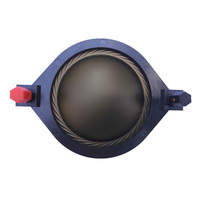 Tweeter à bobine mobile en titane de 74,5 mm, remplacement du diaphragme du moteur de compression pour cinéma maison