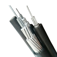 JKLYJ JKLGYJ Luftisoliertes ABC-Kabel Aluminiumleiter Stahlverstärktes XLPE 1x25mm² 50mm² 70mm² Freileitung