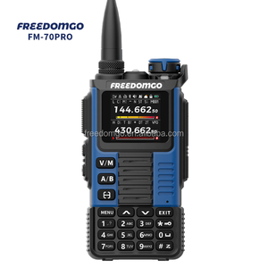 Wholesale Freedomgo FM-70PRO Portable <b>Walkie</b> <b>Talkie</b> 5W Dual Band UHF/VHF Long Range Handheld Two Way <b>Radio</b> Type-C Charging - Product Image 3