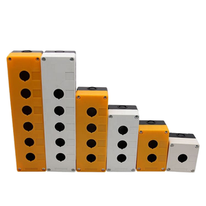 Impermeable 1NO 1NC IP66 12345 agujeros a prueba de explosiones parada de emergencia botón <span class=keywords><strong>interruptor</strong></span> caja ESTACIÓN DE Control <span class=keywords><strong>con</strong></span> <span class=keywords><strong>luz</strong></span> Led Singal - Product Image 4