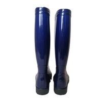 Bottes de pluie imperméables en PVC bleu bon marché pour hommes