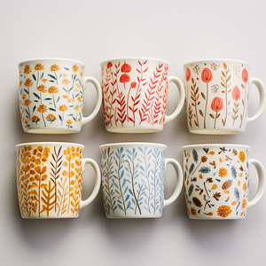 Gran oferta, taza de café de flores silvestres bohemias, tazas florales botánicas, regalos de 11 oz para jardineros - Product Image 6