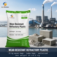 Pâte de réparation rapide pour la rénovation des coques de séparateurs de chaudière, forme personnalisée, résistante à l'usure, en plastique réfractaire