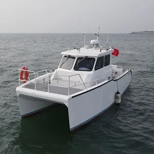 Barco de pesca catamaran de alumínio 11m para venda