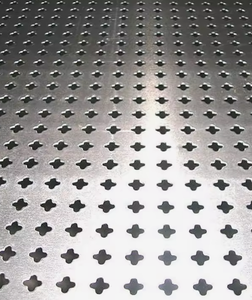 <span class=keywords><strong>Lamiera</strong></span> Forata con Fori Esagonali da 2mm, Servizi di Taglio e Piegatura, Acciaio Inossidabile - Product Image 2