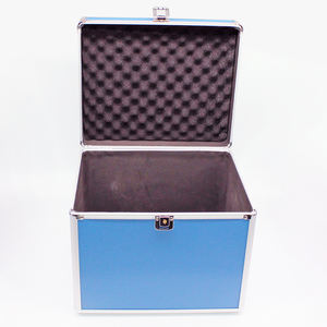 Estuche de transporte LP de gran oferta, cajas de vuelo de aluminio OEM personalizadas con <span class=keywords><strong>nuevo</strong></span> diseño para almacenamiento de discos - Product Image 5