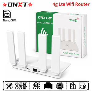 เราเตอร์ DNXT 4g lte wifi LTE Cat4 2.4GHz wifi 6 รองรับโหมด AP พอร์ต Type-C เราเตอร์ 4g wifi เสาอากาศพับได้ เราเตอร์ 4g wifi สำหรับใช้ในบ้าน - Product Image 1