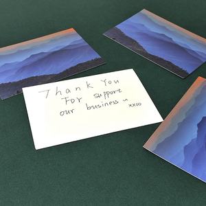 พิมพ์นามบัตรเปล่าสีขาว ขนาด 9x13 นิ้ว แบบกำหนดเอง ทำนามบัตรของคุณเอง กระดาษดูเพล็กซ์นูน พิมพ์ออฟเซ็ต สำหรับส่งทางไปรษณีย์ - Product Image 4